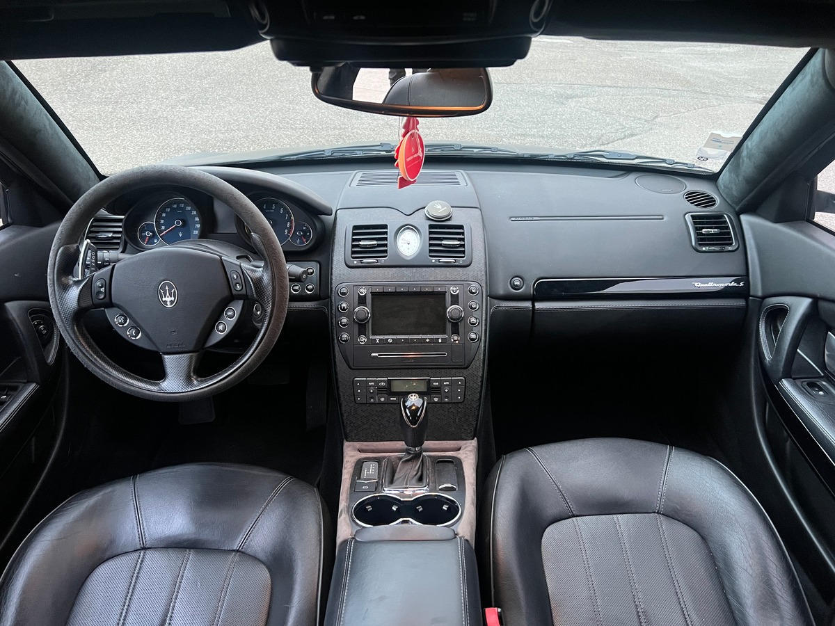 Maserati Quattroporte 4,7 S V8 431, SUIVI COMPLET , PACK BLACK, SIEGES CHAUFFANTS, COVERING