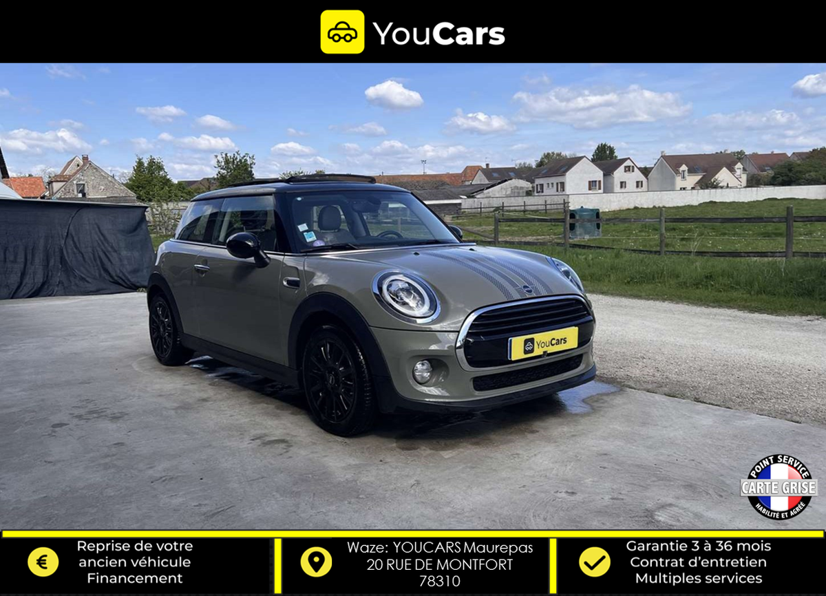 Mini Mini 3 Portes Cooper HEDDON STREET 1.5 i 136 cv - ENTRETIN COMPLET - TOIT OUVRANT - CARPLAY