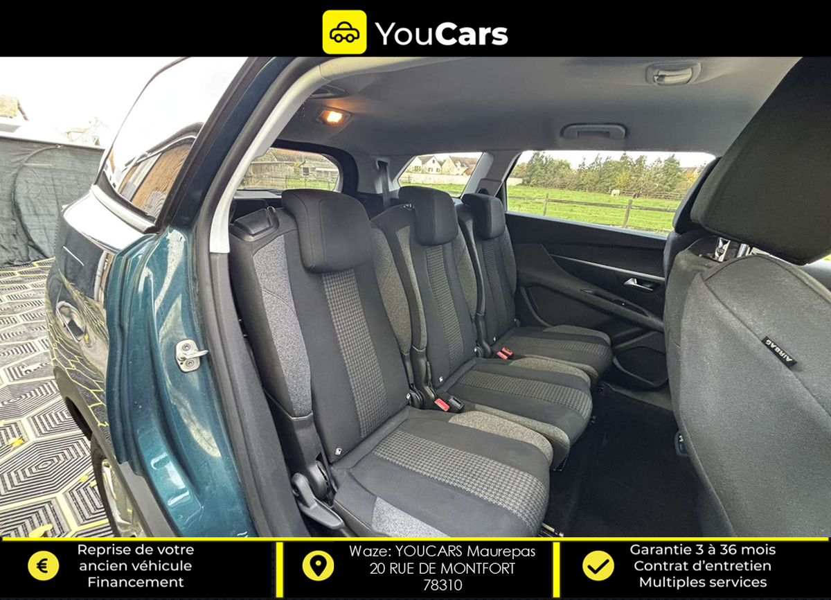 Peugeot 5008 II 1.5 BlueHDi EAT8 130 cv Boîte auto RADAR DE RECUL AV/AR ENTRETIEN A JOUR 7 places