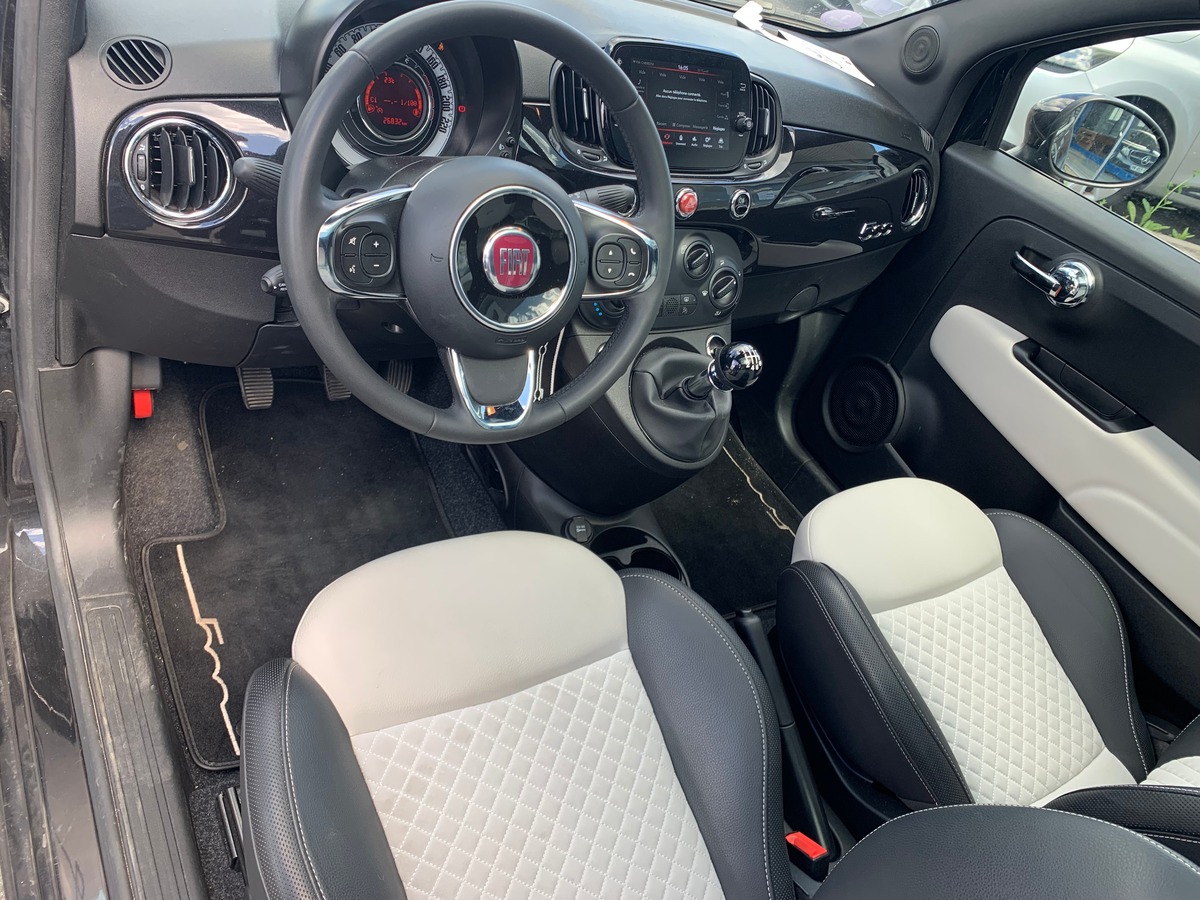 Fiat 500 70 chevaux | Dolcevita | Toit vitré | Régulateur de vitesse | Faible kilométrage