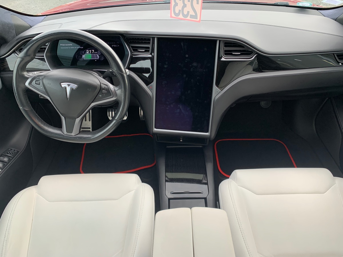 Tesla Model S 75D Dual Motor | GPS | Caméra recul | Ouverture du coffre mains libres | Phares LED