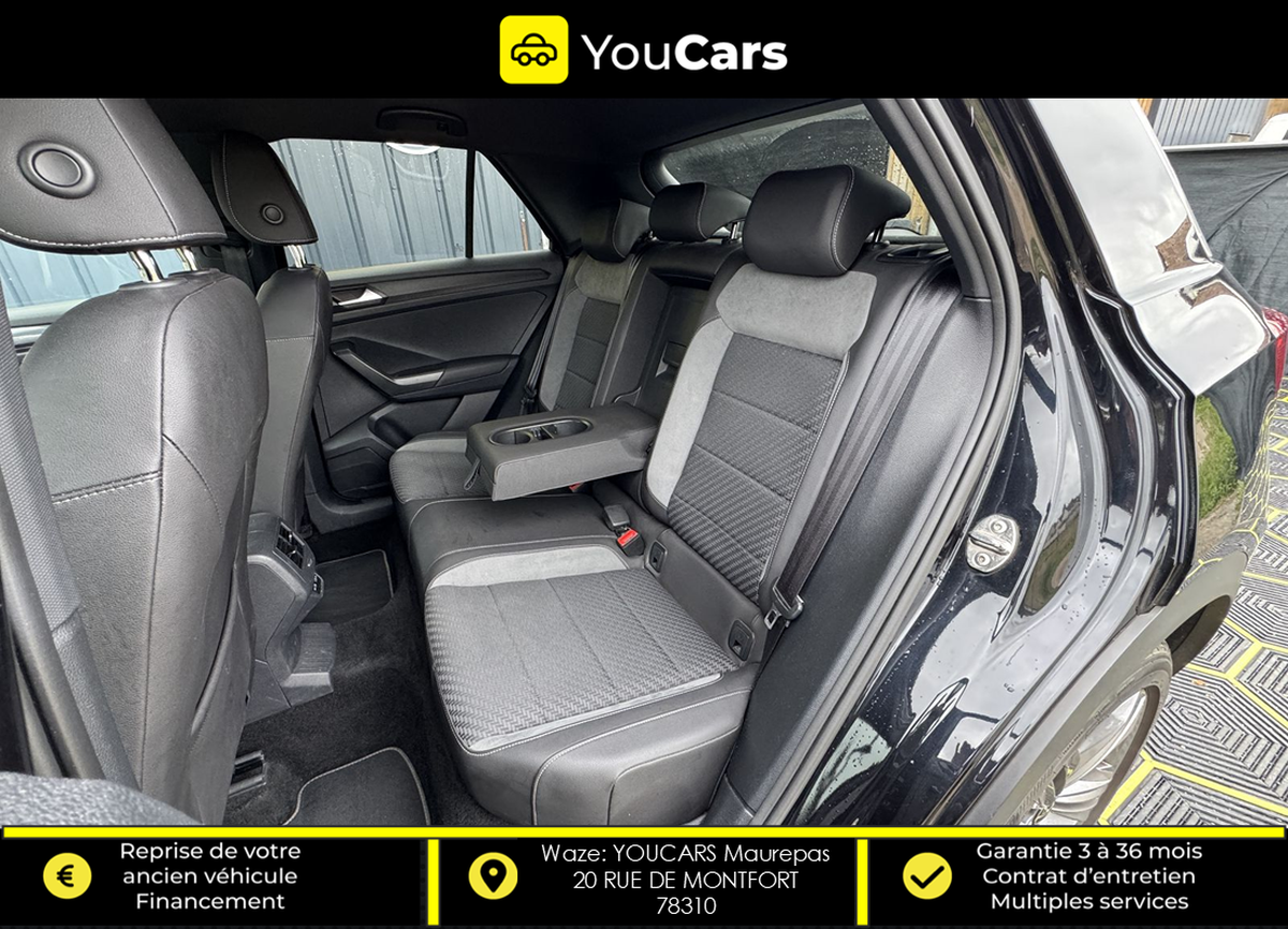 Volkswagen T-Roc 1.5 TSI 16V GPF BMT DSG7 150 cv R LINE / BOITE AUTO / CAMERA DE RECUL / CARPLAY