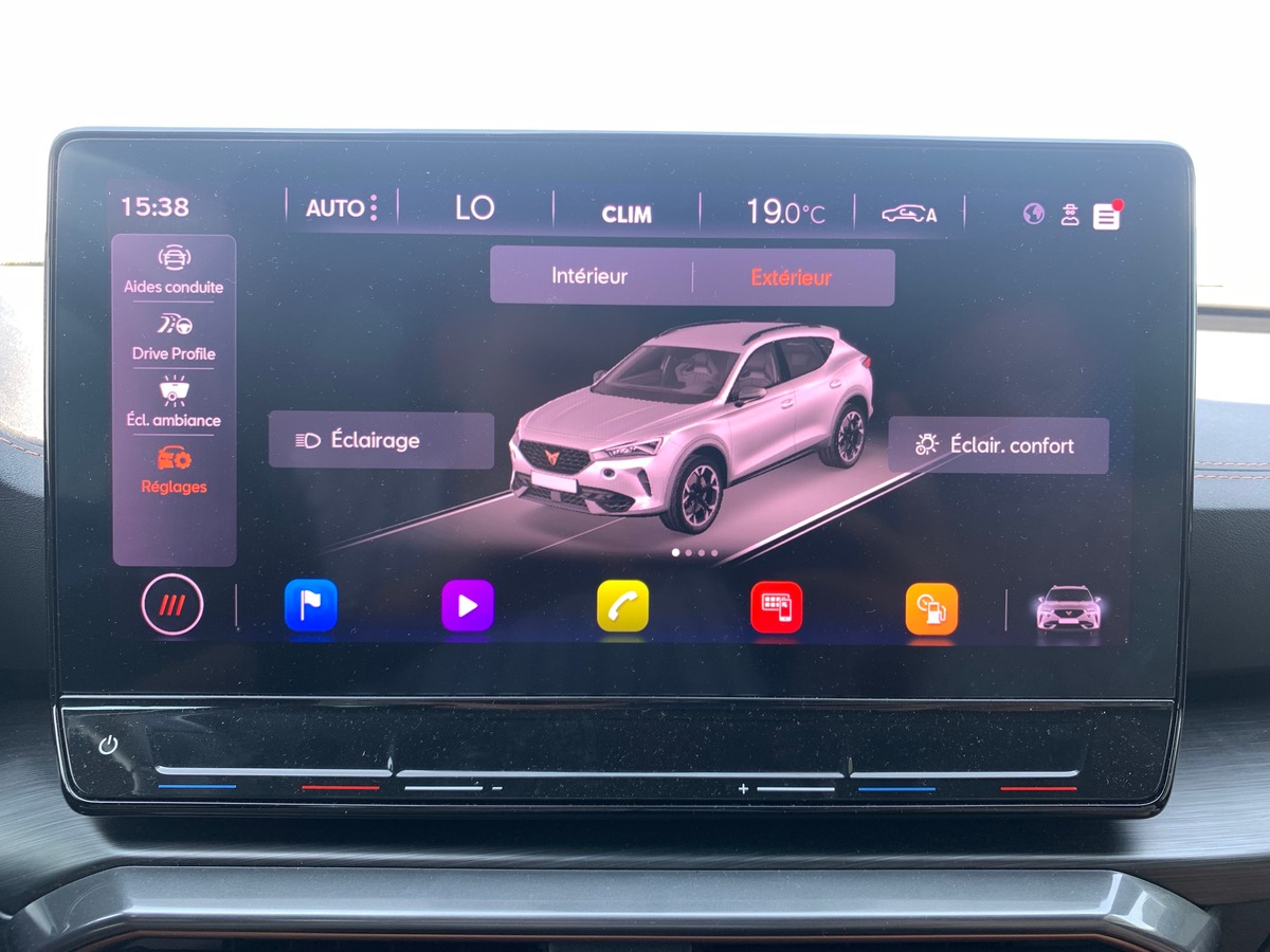 Cupra Formentor 150 ch | V | Caméra recul | Apple car Play | Volant chauffant | Régulateur adaptatif
