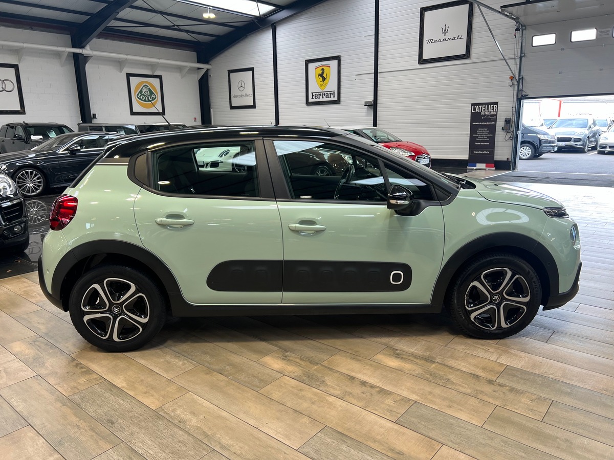 Citroën C3 III 1.2 110 ch S&S SHINE EAT6 GPS/CARPLAY/CAMERA/REGULATEUR