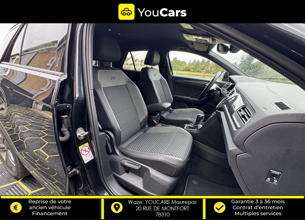 Volkswagen T-Roc 1.5 TSI 16V GPF BMT DSG7 150 cv R LINE / BOITE AUTO / CAMERA DE RECUL / CARPLAY