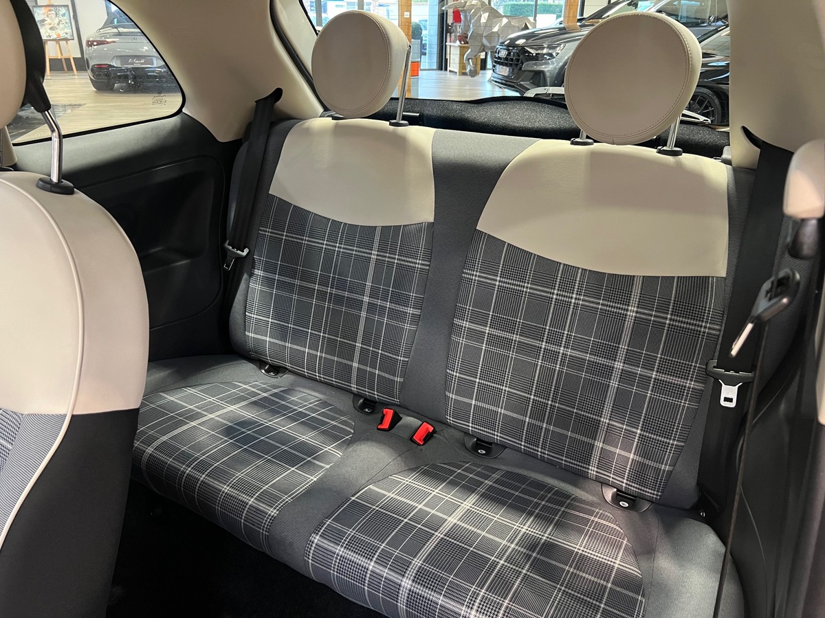 Fiat 500 III Phase 3 1.2 MPi S&S 69 Lounge Bluetooth/Toit Pano/Radars Recul