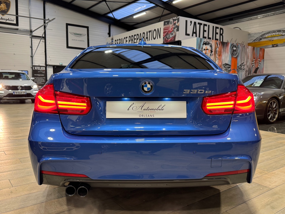 Bmw Série 3 330E IPERFORMANCE 252CV PACK M DKG8 1ER MAIN/UHD/CARPLAY/ALCANTARA ÉTRIER MPERFORMANCE M