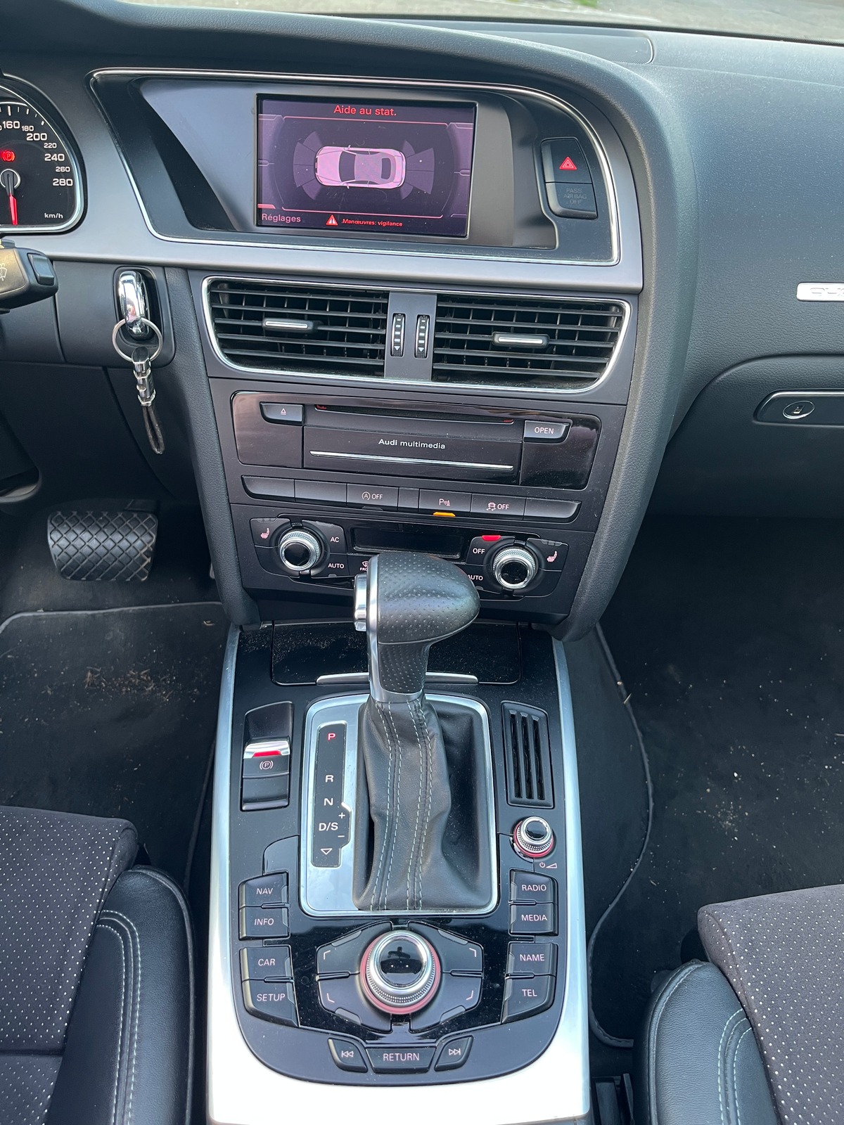 Audi A5 Cabriolet 3.0 V6 245ch S LINE QUATTRO, SUIVI COMPLET, GPS RADAR AVANT/ARRIERE, ATTELAGE