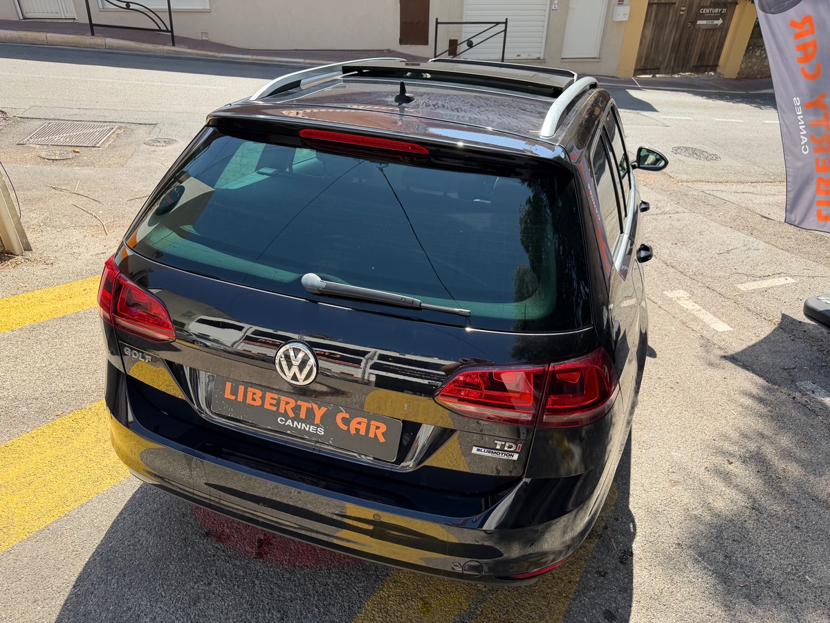 Volkswagen Golf VII SW 1.6 TDI 110 CV / Carat + / Toit Ouvrant / intérieur Cuir / Caméra