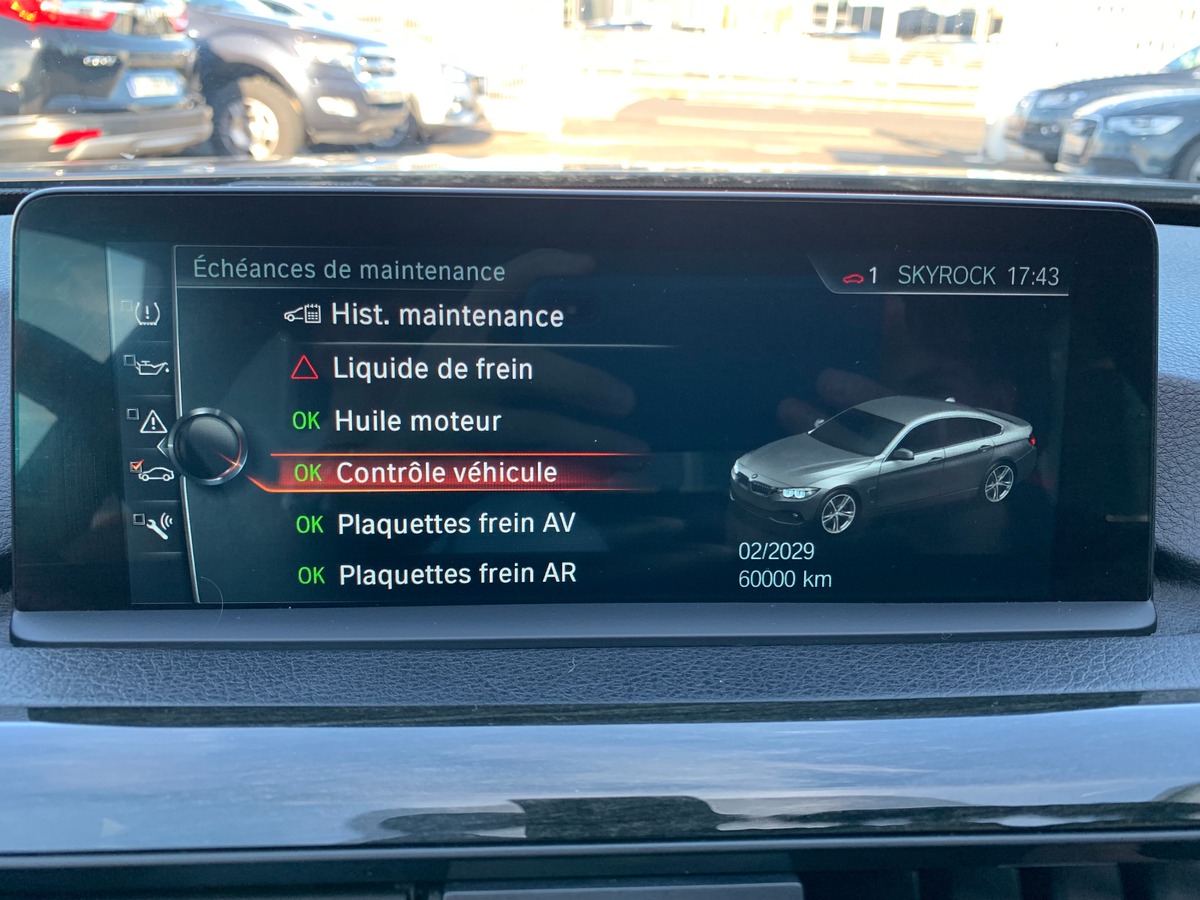 Bmw Série 4 Gran Coupé 252 | Luxury | Caméra recul | Régulateur vitesse | GPS | Affichage tête haute