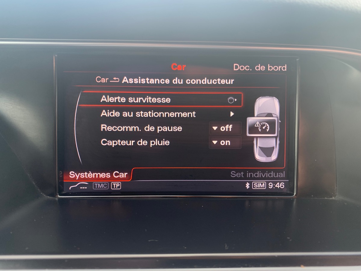 Audi A5 204 ch | S-LINE | Caméra de Recul | Intérieur Cuir | Toit Vitré | Régulateur de Vitesse