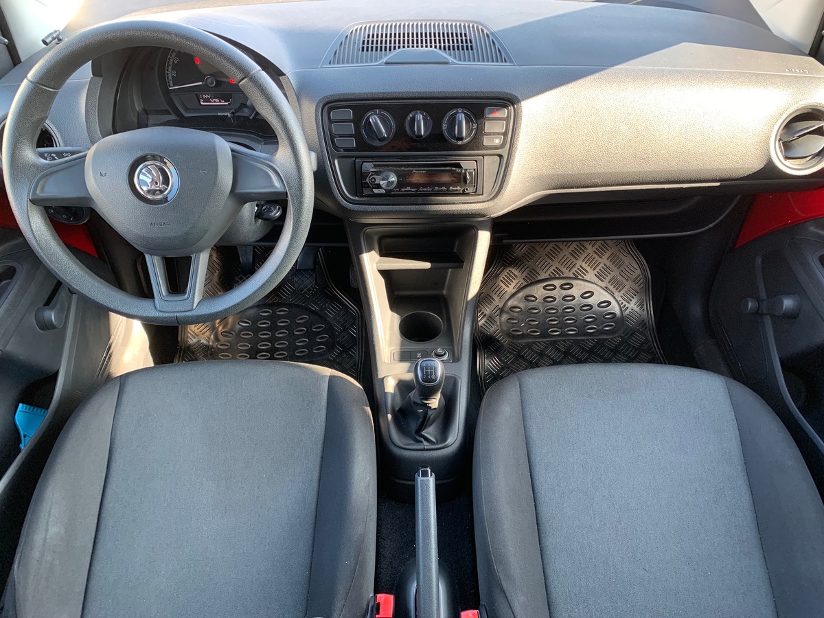 Skoda Citigo 60 ch | Rouge Tornado | ABS | Airbags | Dernier entretien à 50661 kms en 07/2025