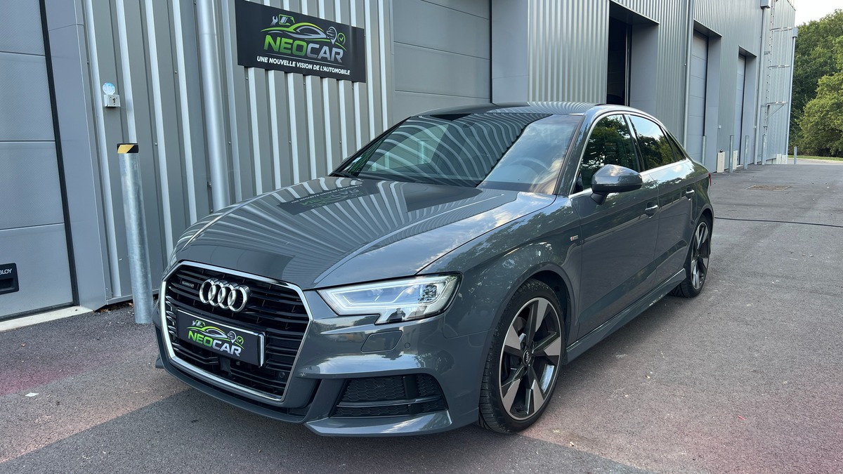 Audi A3 2.0 TFSI 190ch S-Line Quattro S tronic 7 - Gris Nano - Virtual Cockpit -  Système B&O -