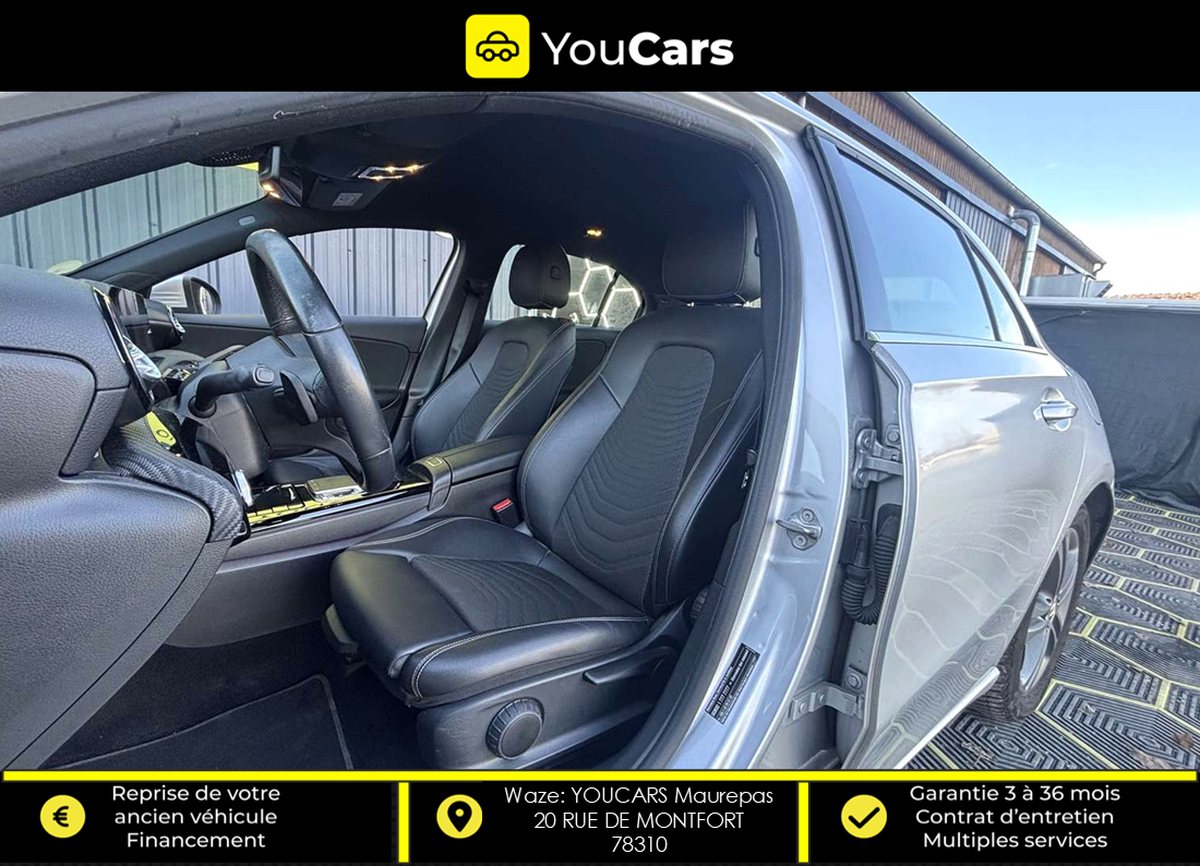 Mercedes-Benz Classe A 180 d 1.5 d 116 cv Boîte auto CAMERA DE RECUL ECLAIRAGE D'AMBIANCE