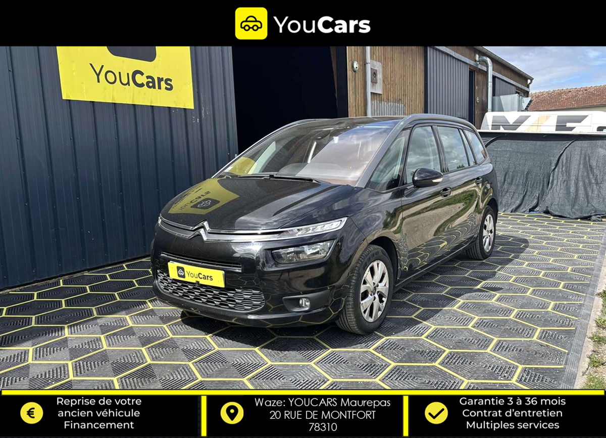 Citroën C4 Grand Picasso II 1.6 e-HDi FAP ETG6  115 cv RADAR DE RECUL 7 PLACES