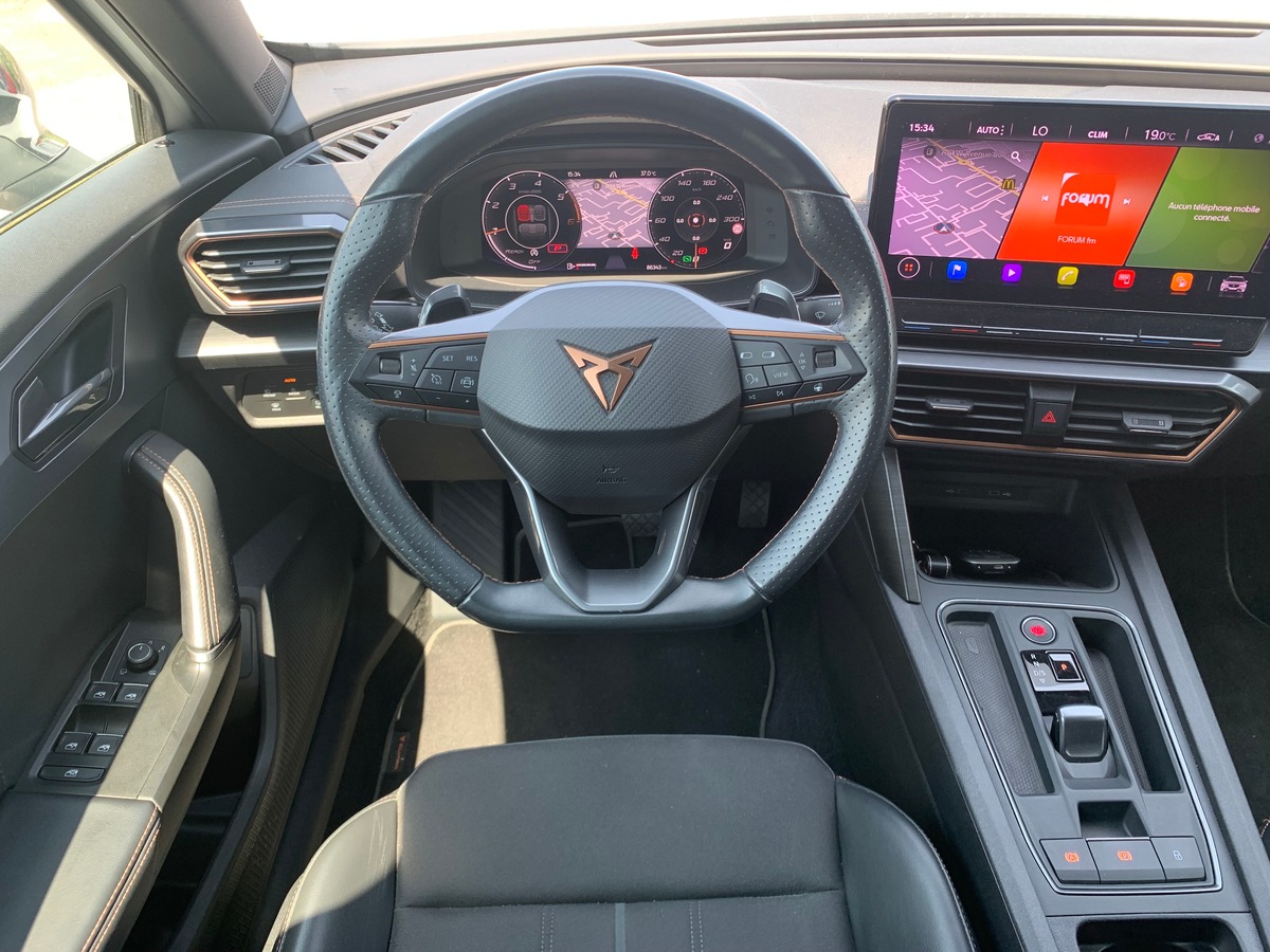 Cupra Formentor 150 ch | V | Caméra recul | Apple car Play | Volant chauffant | Régulateur adaptatif
