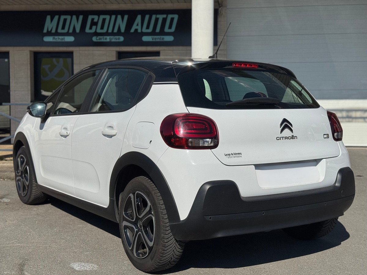 Citroën C3 Phase 3 Shine S&S 110 cv - Carnet d'entretien complet - Courroie changée - Apple Carplay