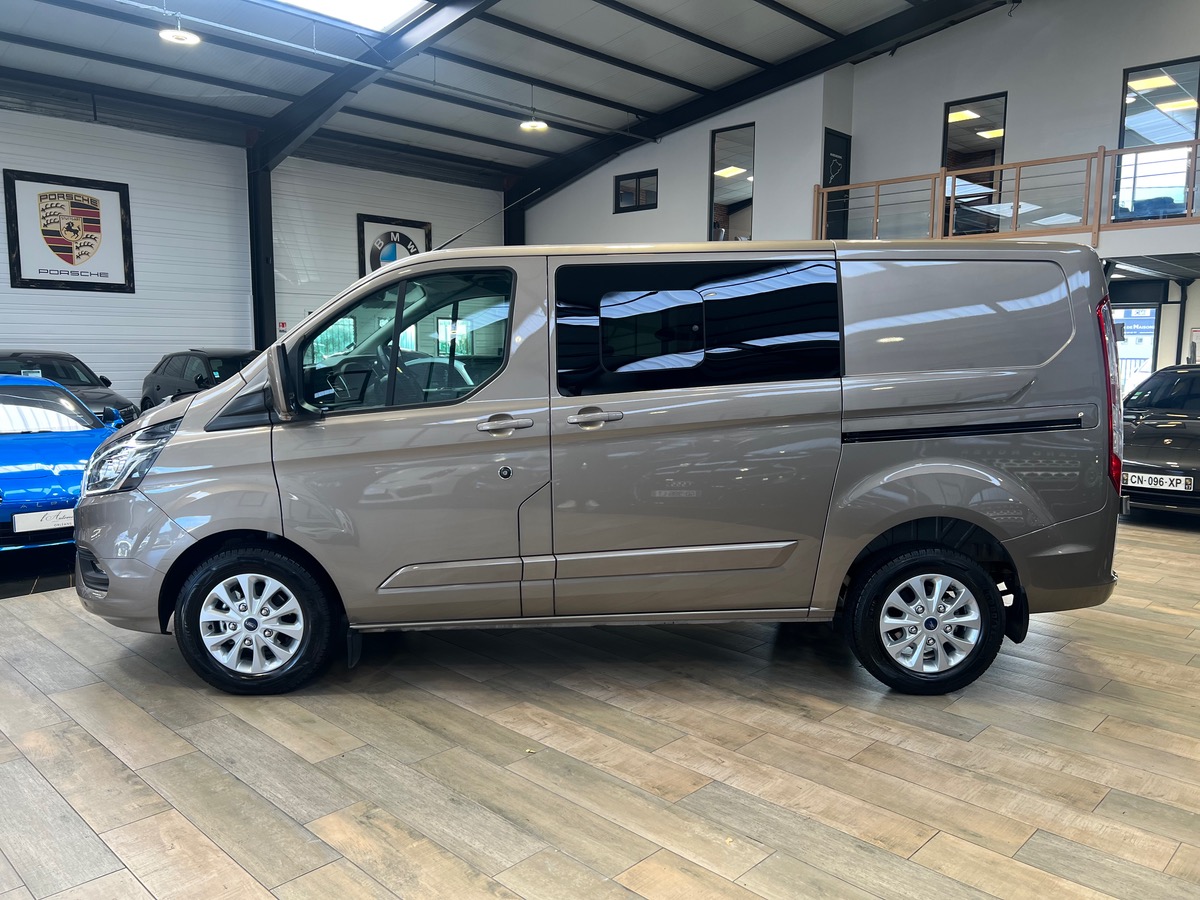 Ford Custom 6 places L1H1 Fourgon 2.0 EcoBlue 170 BVA6 + benne bois AR