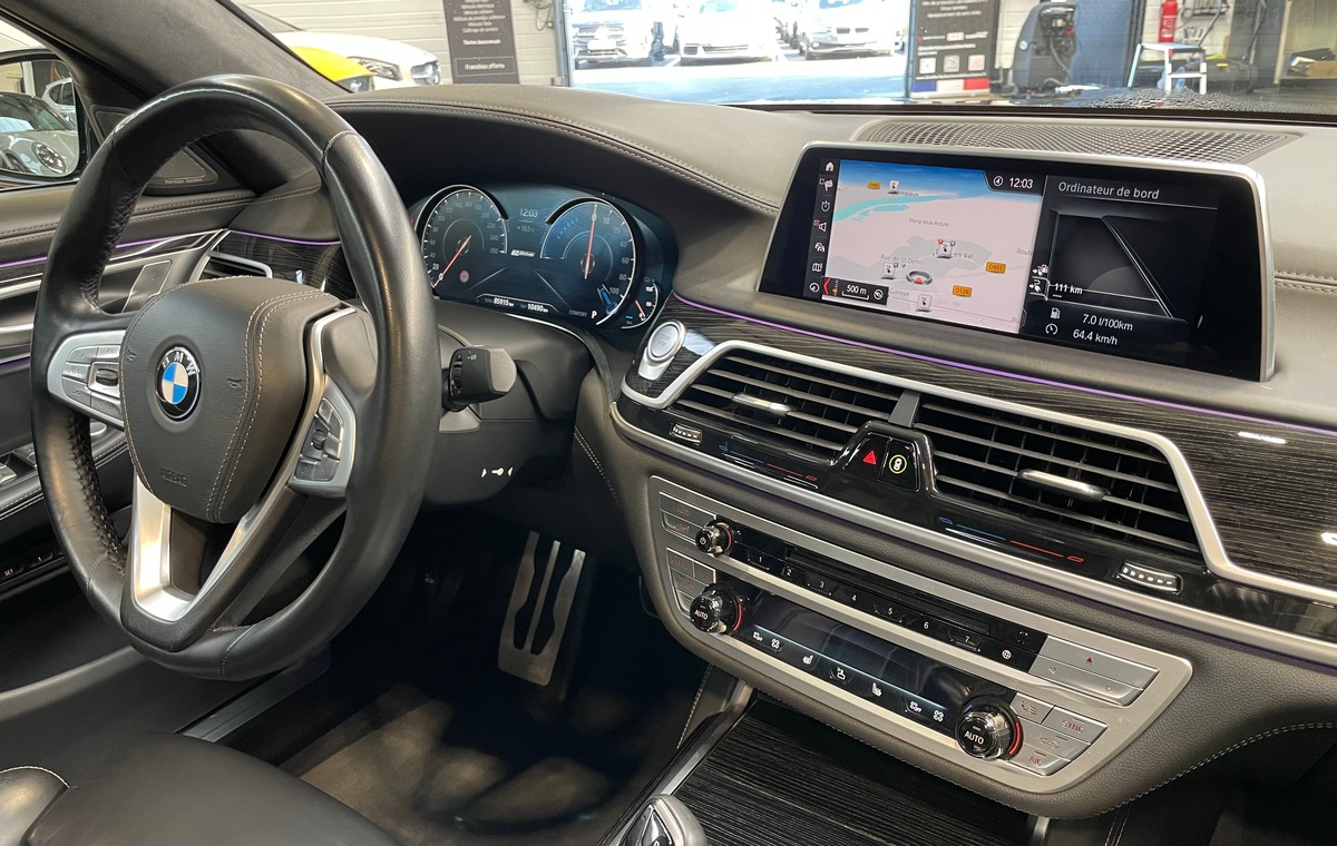 Bmw Série 7 (G11) 740E HYBRID 326CV - MSPORT - EDITION CARBON CORE  - GARANTIE 1 AN