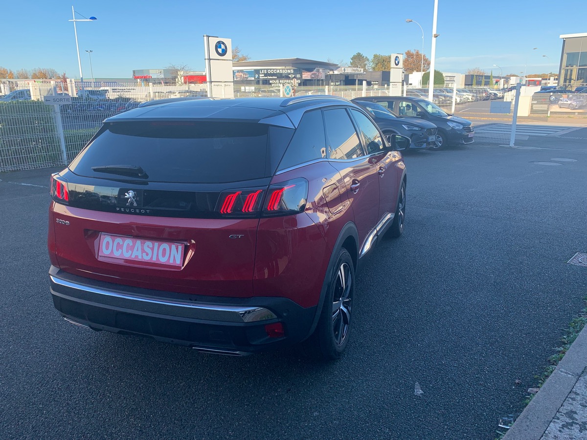Peugeot 3008 130 ch | GT | Pack Alcantara | Pack City 2 | Hayon Motorisé avec accès Mains Libres