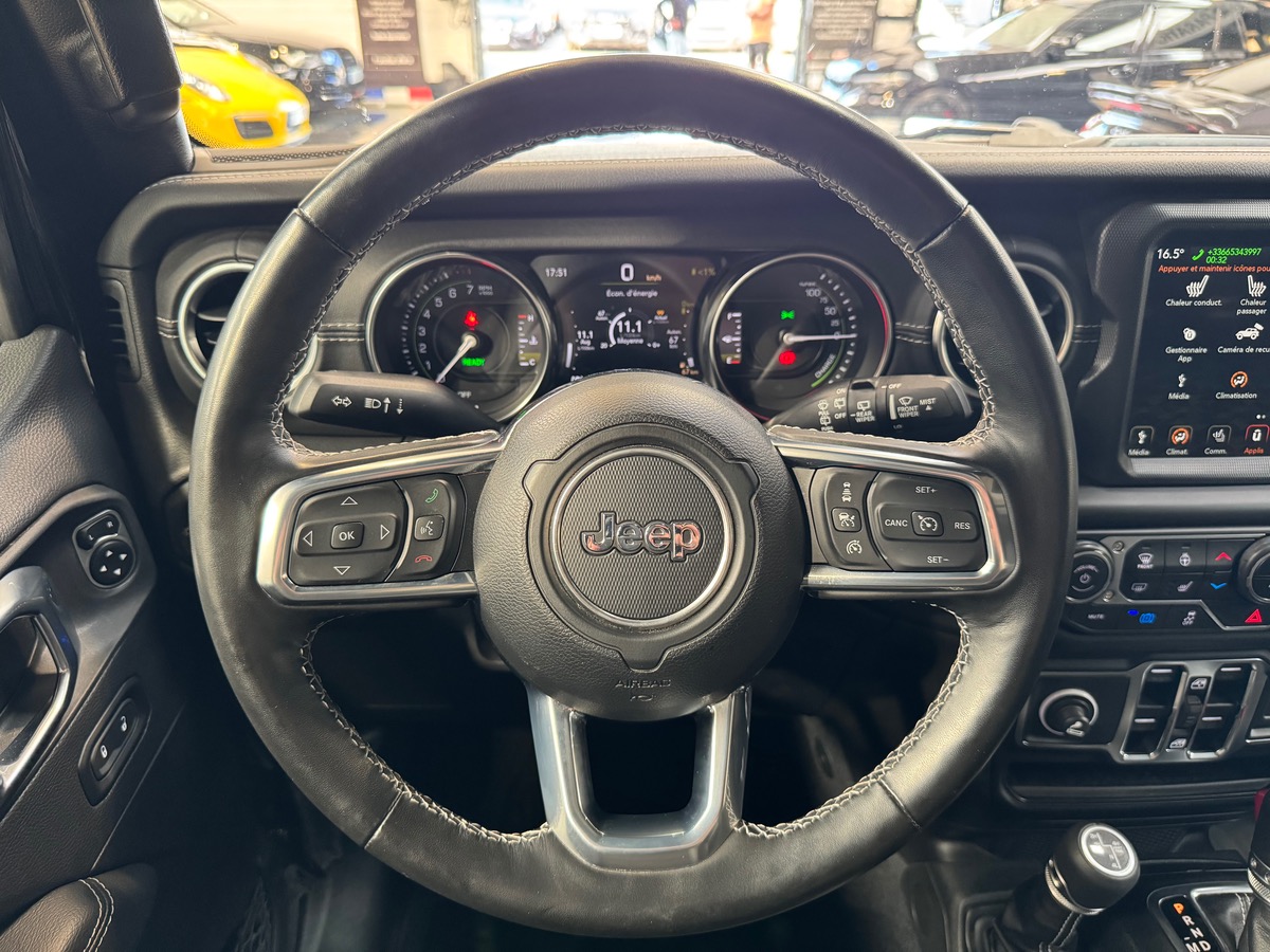 Jeep Wrangler 4XE 380CV UNLIMITED 4X4 OVERLAND JANTES RIDGE RUGGED 17°/CAM/ALPINE C