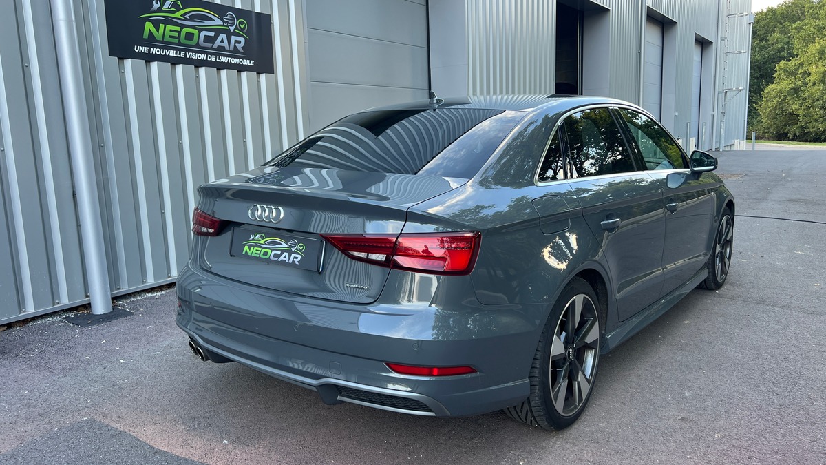 Audi A3 2.0 TFSI 190ch S-Line Quattro S tronic 7 - Gris Nano - Virtual Cockpit -  Système B&O -