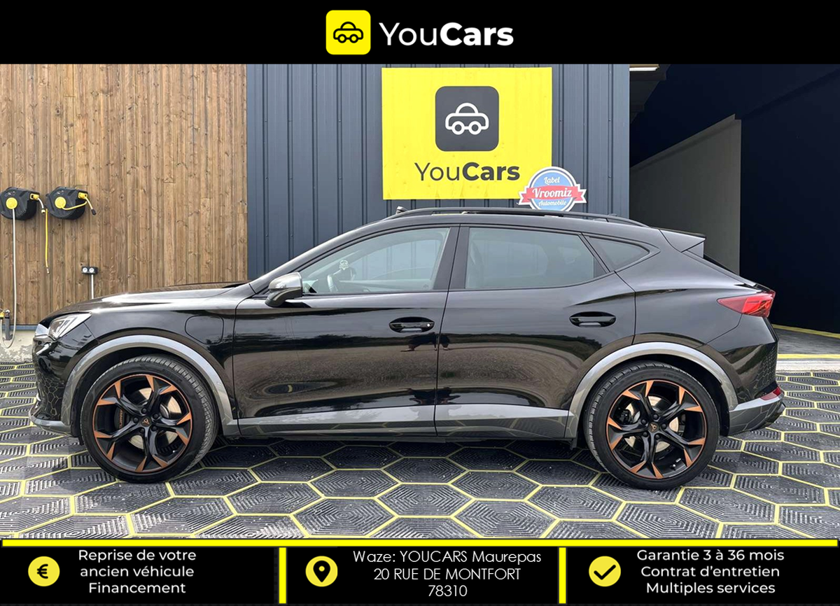 Cupra Formentor VZ Boîte auto Hybrid 1.4 TSI DSG 245 cv TOIT OUVRANT ENTRETIEN COMPLET APPLE CARPLAY