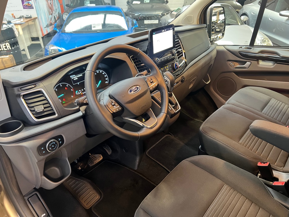 Ford Custom 6 places L1H1 Fourgon 2.0 EcoBlue 170 BVA6 + benne bois AR