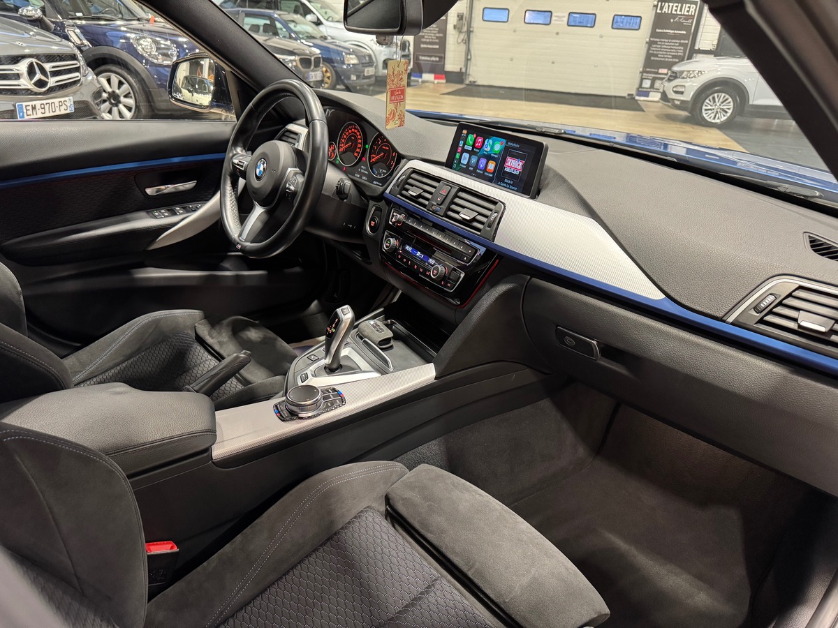 Bmw Série 3 330E IPERFORMANCE 252CV PACK M DKG8 1ER MAIN/UHD/CARPLAY/ALCANTARA ÉTRIER MPERFORMANCE M
