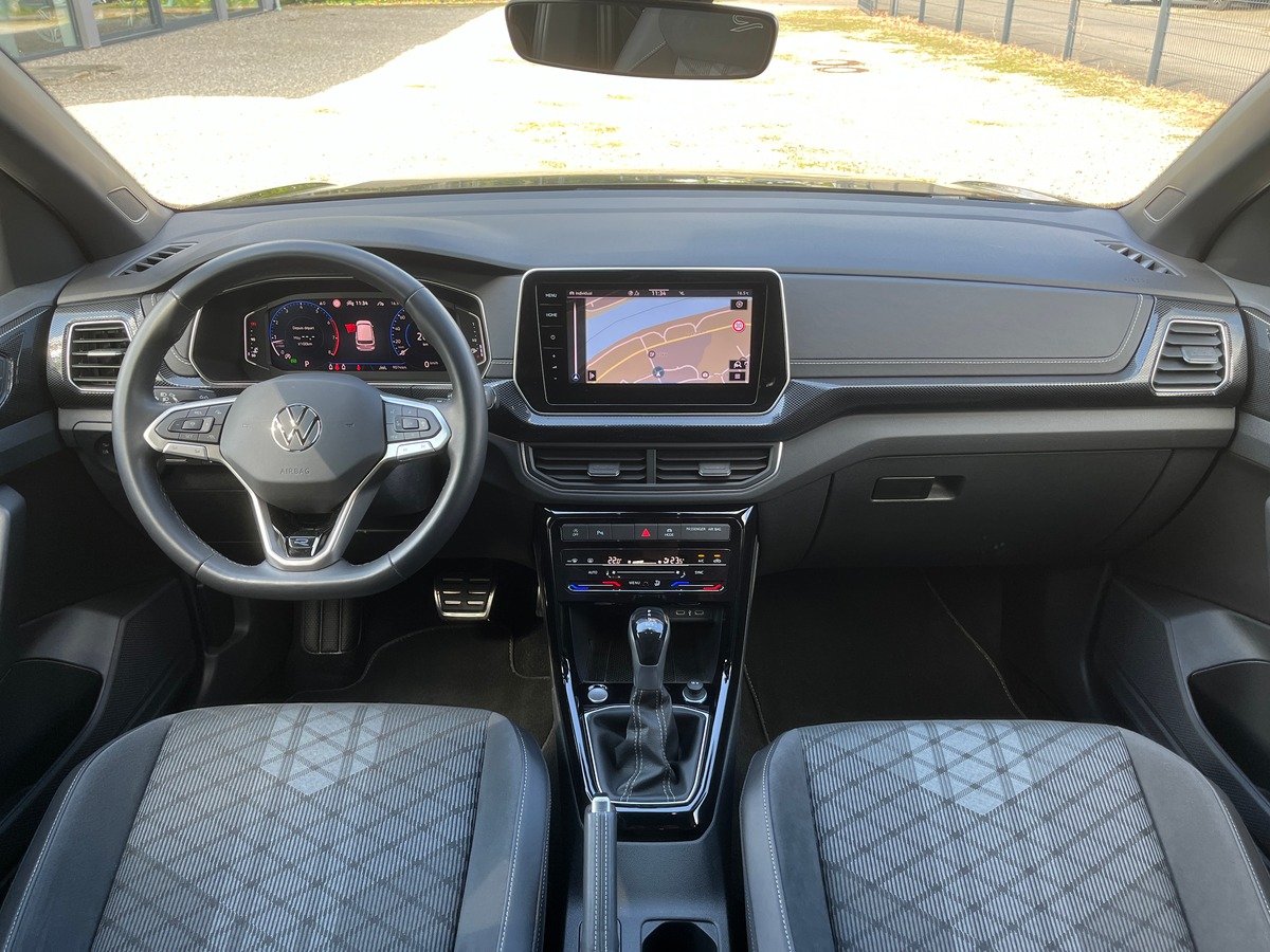 Volkswagen T-Cross R-line 1.5 TSI 150ch DSG7, VIRTUAL COCKPIT, CAMERA, REGULATEUR ADAPTATIF,