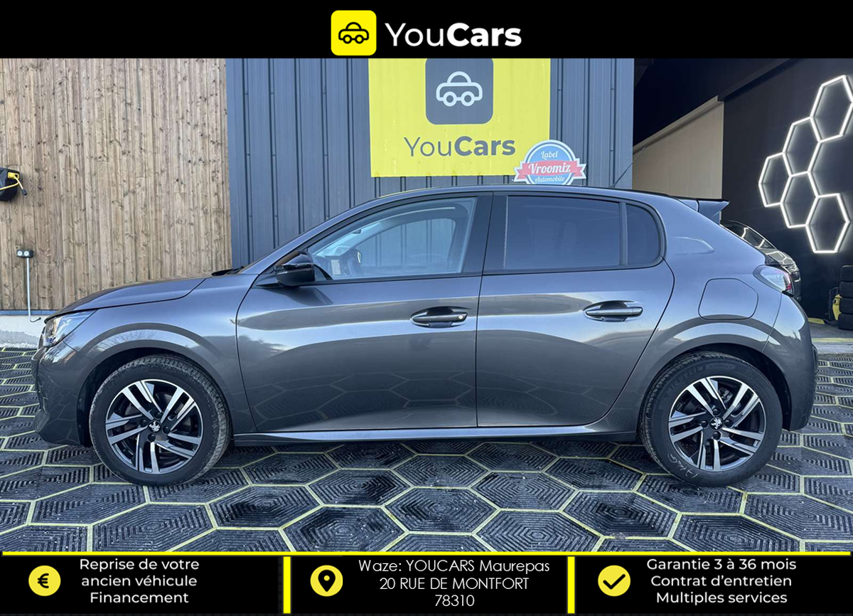 Peugeot 208 PHASE 2 II 5 Portes 1.2 PureTech EAT8 S&S 100 cv ALLURE BOITE AUTO CAMERA DE RECUL