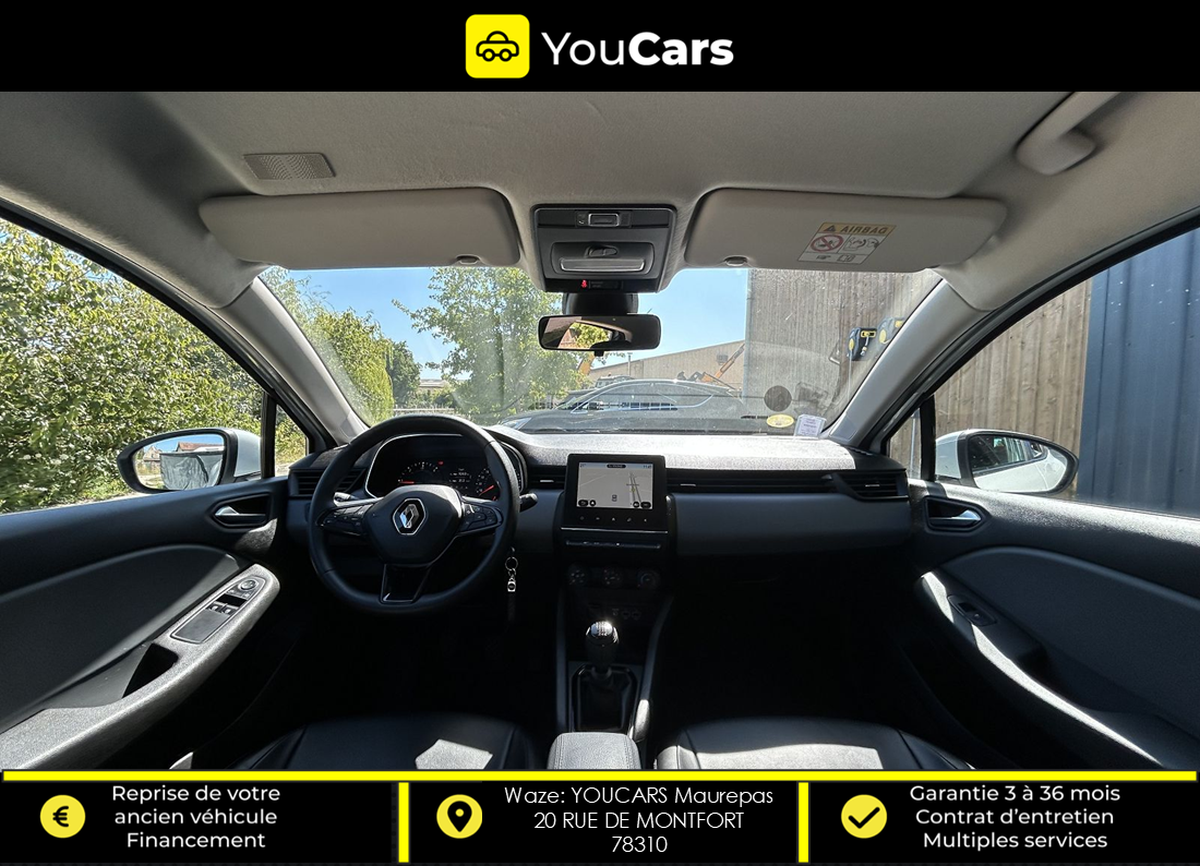 RENAULT Clio V ZEN 5 Portes 1.5 dCi DPF 5 PL 85cv ECRAN GPS TACTIL - CARPLAY - JANTE ALU 16 POUCES