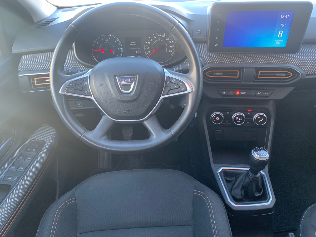 Dacia Sandero Stepway 90 ch | Confort | Régulateur vitesse | Intégration smartphone | Climatisation