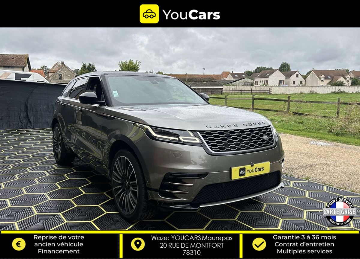 Land-Rover Range Rover Velar R-DYNAMIC D240 2.0 4WD 240 cv BOITE AUTO - TOIT PANO - FULL OPTION