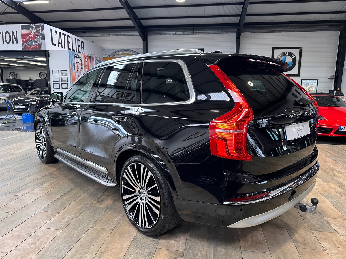 Volvo XC90 T8 Recharge Inscription Luxe AWD - 7 PLACES - 1ère Main - Attelage - FULL OPTIONS