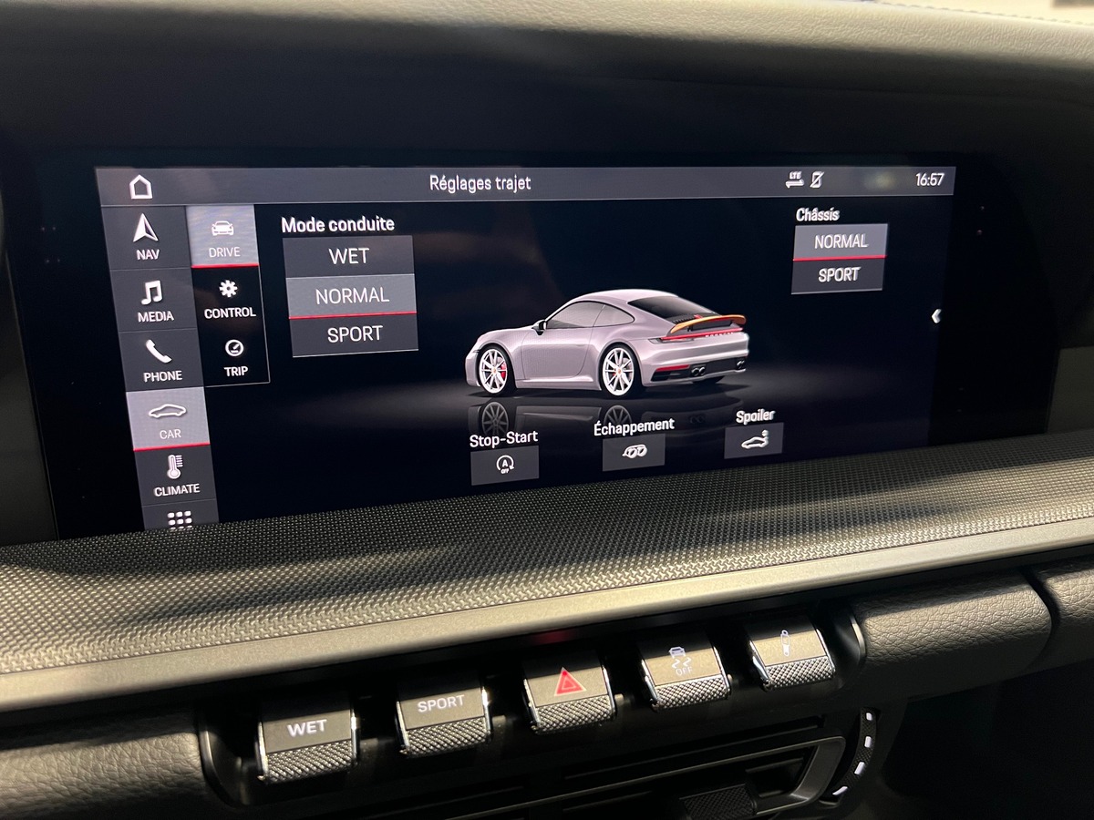 Porsche 911 TYPE 992 CARRERA S 3.0 450 cv PDK8 /GRIS QUARTZ/TOIT PANO/BOSE/