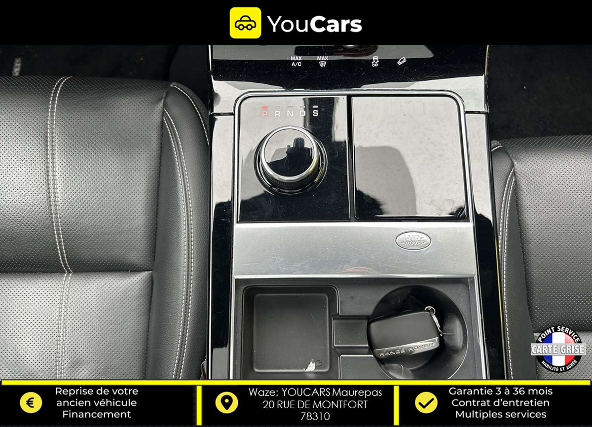 Land-Rover Range Rover Velar R-DYNAMIC D240 2.0 4WD 240 cv BOITE AUTO - TOIT PANO - FULL OPTION