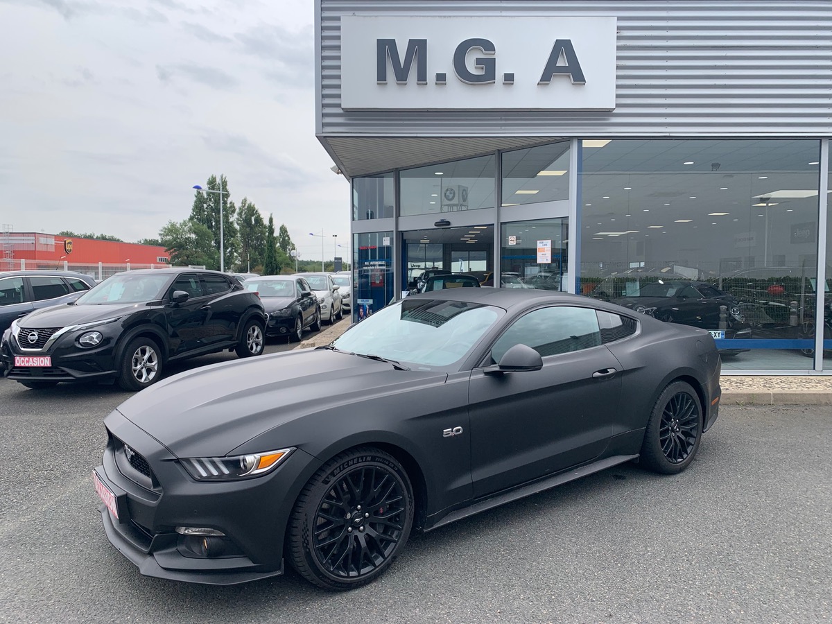 Ford Mustang FASTBACK V8 GT | Sellerie cuir | Sièges chauffants et climatisés | Housse de Protection