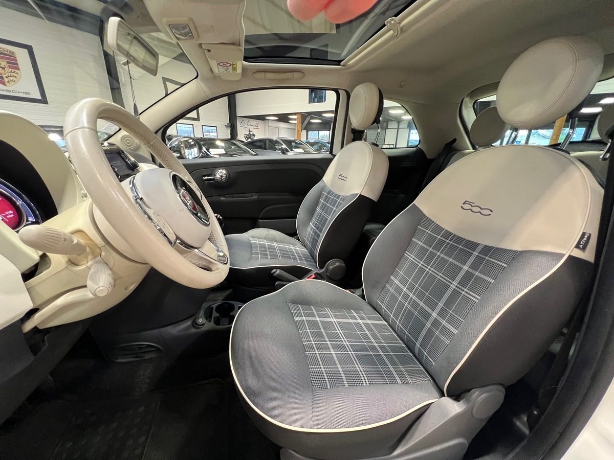 Fiat 500 III Phase 3 1.2 MPi S&S 69 Lounge Bluetooth/Toit Pano/Radars Recul