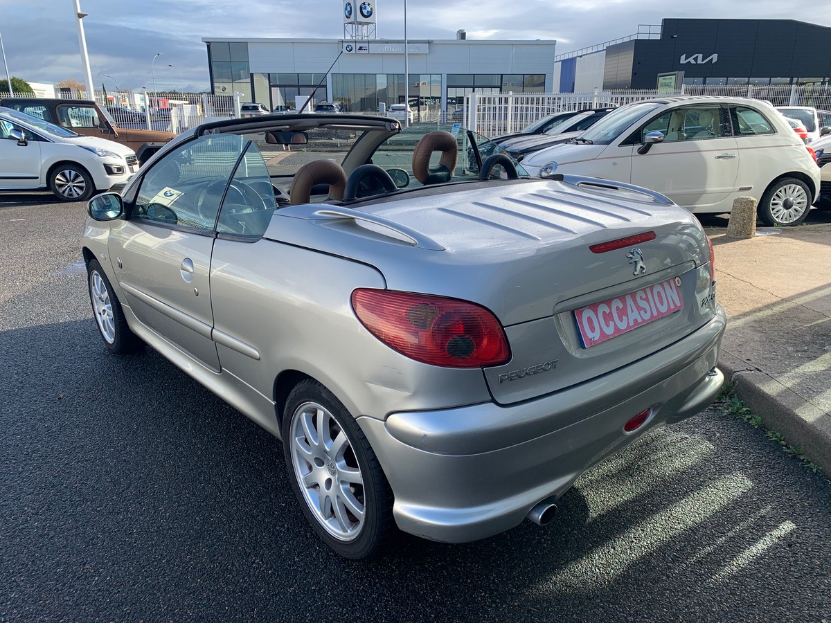 Peugeot 206 CC 136 ch | Rolland Garros | Sellerie cuir | Climatisation automatique | Jantes Alu
