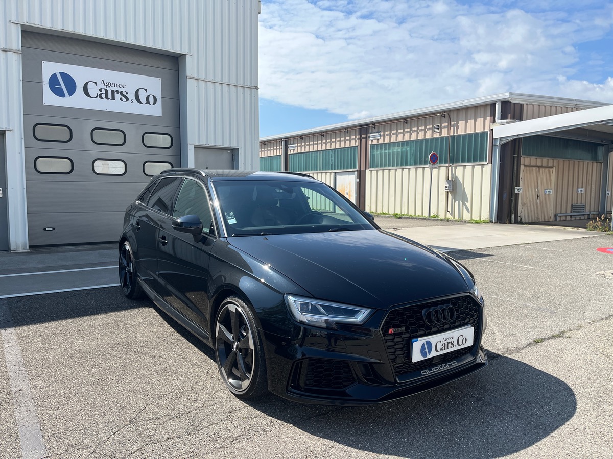 Audi RS3 SPORTBACK 2.5 TFSI 400 QUATTRO S TRONIC, Suivi complet, Toit panoramique, Matrix LED, B&O