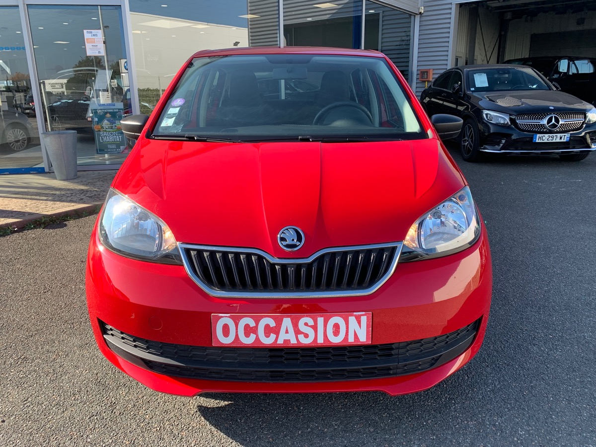 Skoda Citigo 60 ch | Rouge Tornado | ABS | Airbags | Dernier entretien à 50661 kms en 07/2025