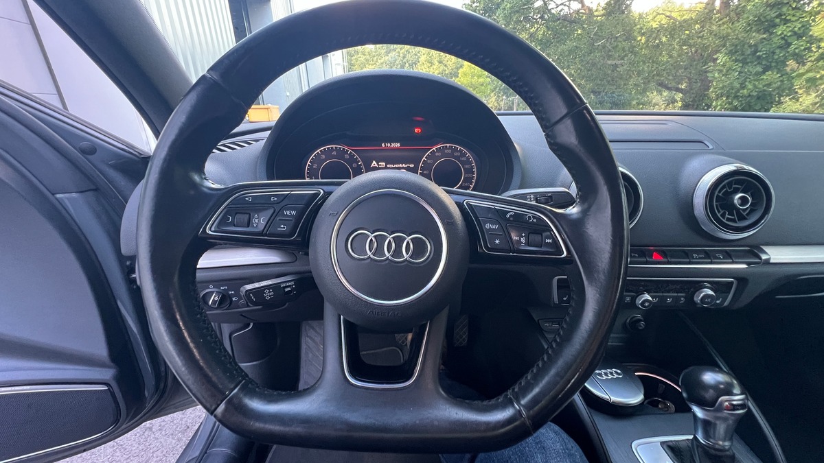 Audi A3 2.0 TFSI 190ch S-Line Quattro S tronic 7 - Gris Nano - Virtual Cockpit -  Système B&O -