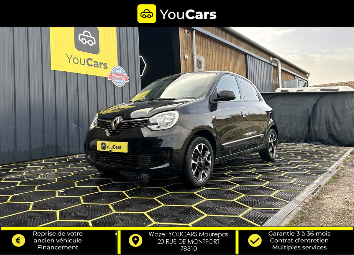 RENAULT Twingo INTENS Phase 2 1.0 SCe S&S 75 cv INTERIEUR SEMI CUIR - CARPLAY - RADAR DE RECUL