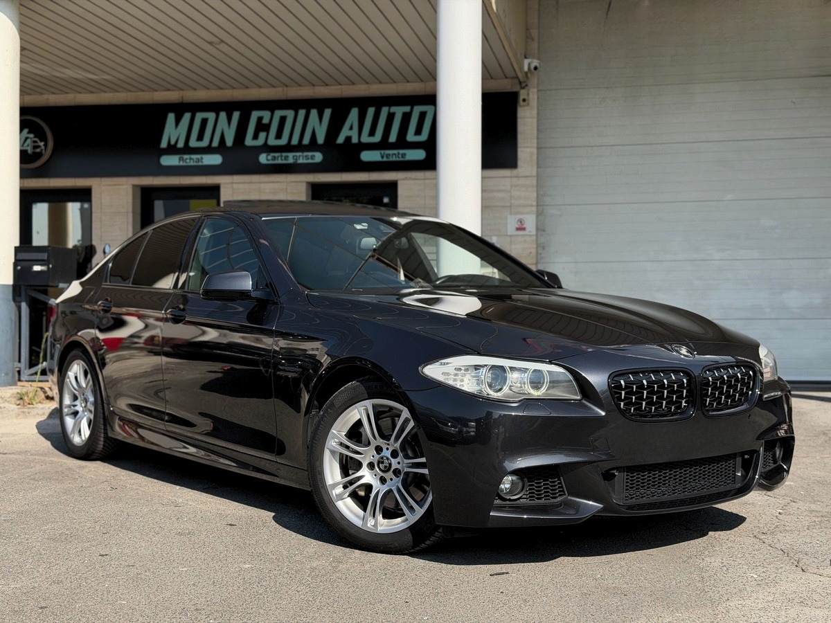 Bmw Série 5 (F10) 525d Pack M xDrive 2.0 d Steptronic 218 cv - Toit ouvrant - Harman Kardon