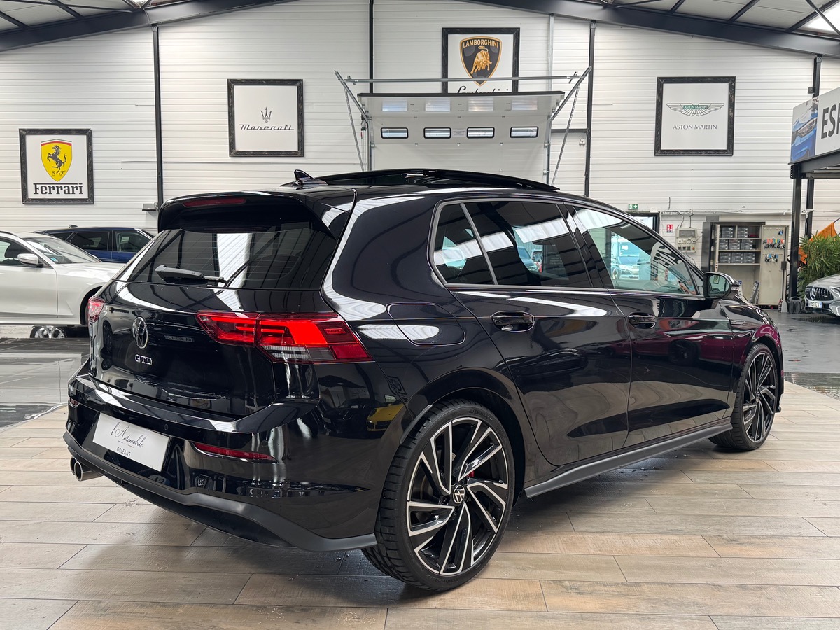 Volkswagen GOLF 8 GTD 2.0 TDI SCR 200CV DSG7 TO/CARPLAY/ATTELAGE FR