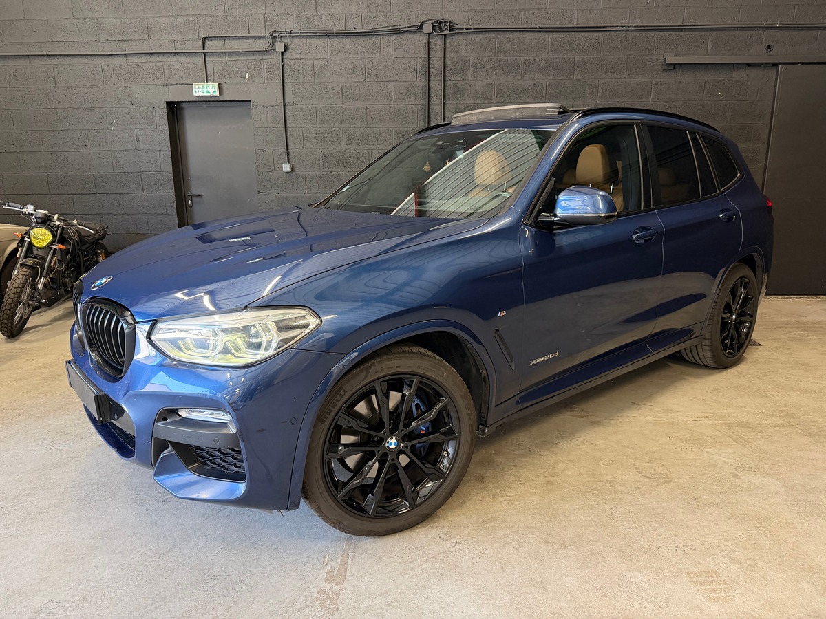 Bmw X3 G01 xdrive20d 190cv M Sport / Toit Panoramique ouvrant / Hayon électrique / Caméra de recul