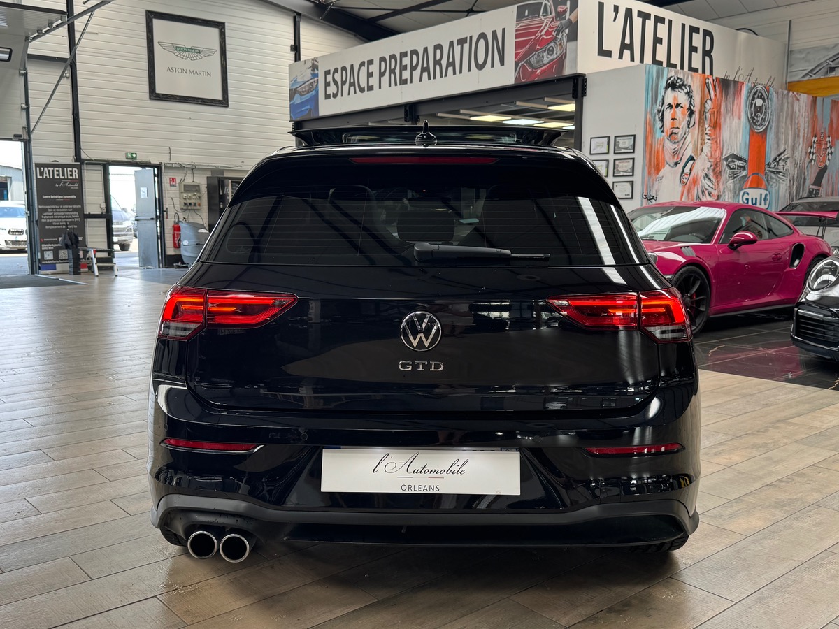 Volkswagen GOLF 8 GTD 2.0 TDI SCR 200CV DSG7 TO/CARPLAY/ATTELAGE FR