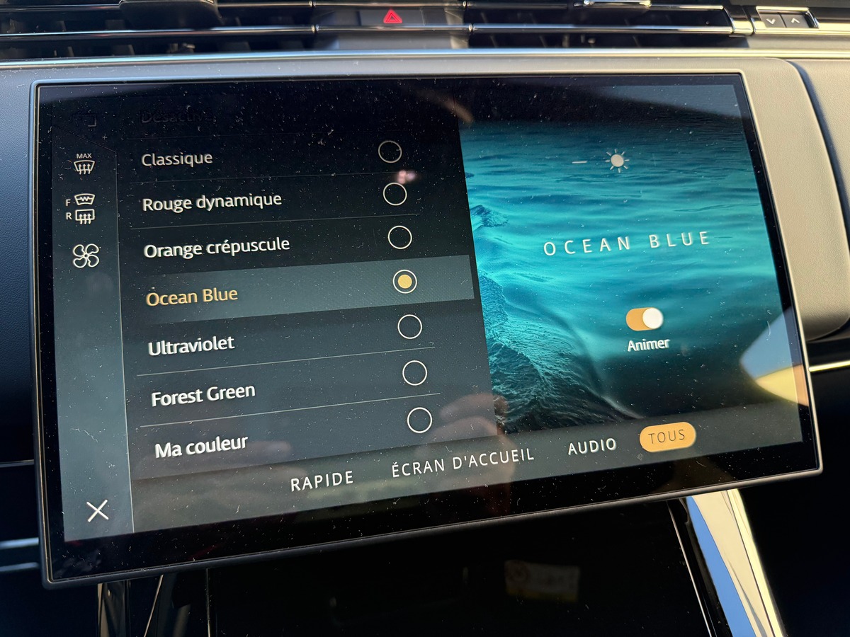 Land-Rover Range Rover Sport P550E HYBRIDE AUTOBIOGRAPHY / FRANCAIS / 72578 KMS