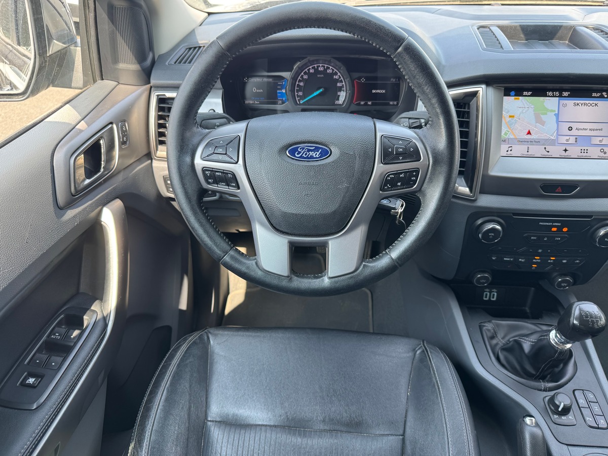 Ford Ranger 200 chevaux | Limited | Double Cabine | 5 places | GPS | Régulateur vitesse | Hard Top
